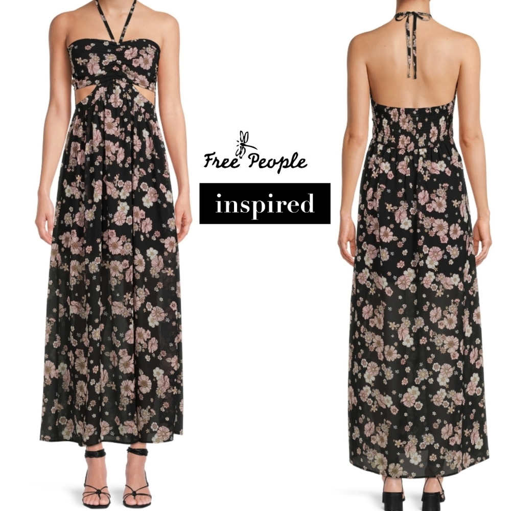 NEW Beautiful Boho Floral Maxi Dress